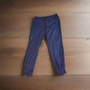 Women's Grey's Anatomy Navy Blue Jogger Scrub Pants Medical Uniform Size Medium